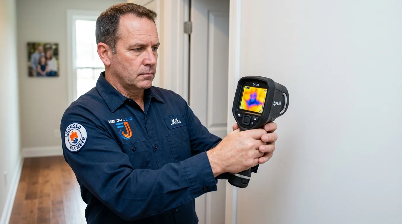 Thermal imaging leak detection by Johns Plumbing LLC in Primghar
